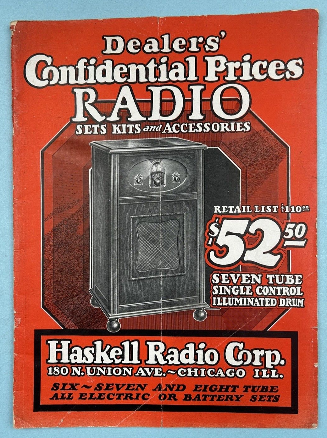 Vintage 1966 Chicago Haskell Tube Radio Electronics Dealer Catalog 66 Pages  