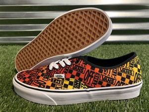 vans orange authentic