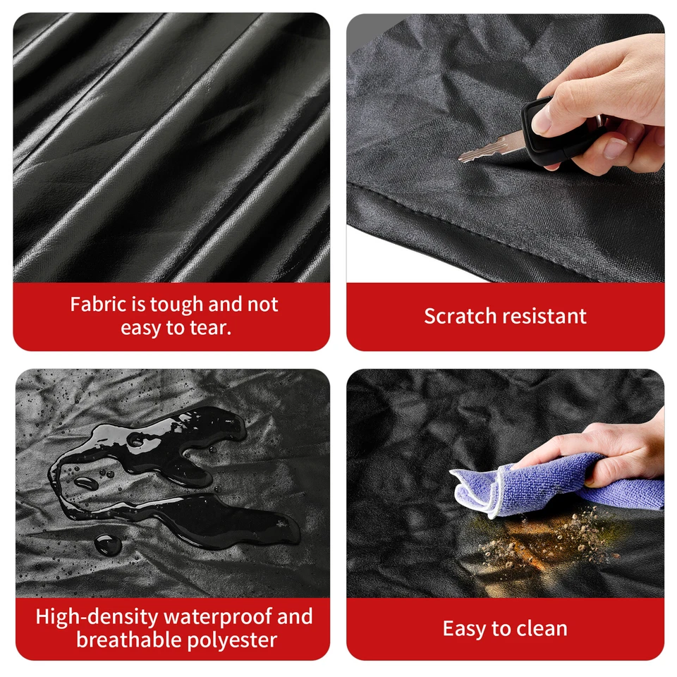 Capa de carro completa cetim elástica externa à prova d'água interna para Ferrari 456GT 456M GT - Imagem 4 de 4