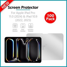 100-Pack LCD Ultra Clear HD Screen Protector for Apple iPad 10.9 2025 