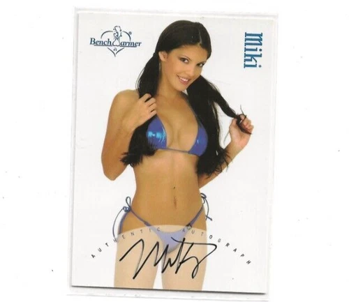 2003 BENCHWARMER AUTOGRAPH MIKI SIGNATURE CARD BENCH WARMERS #15