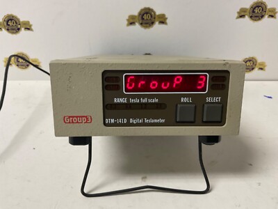 Group3 DTM-141D Digital Teslameter DTM-141-DS HALL Probe Personality Plug