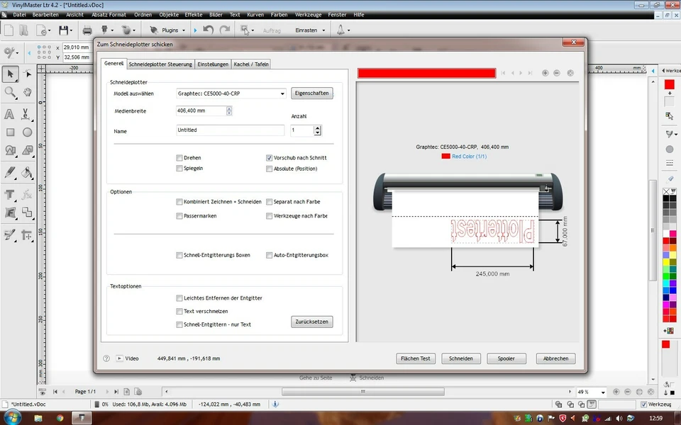 Schneideplotter Vinylmaster Software 5.0 CUT - Bild 4 von 4