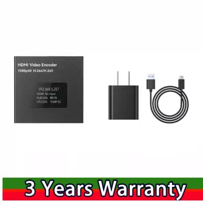 MiniENC1 HDMI-compatible Encoder Portable Streaming HD 1080P60 H.264/H.265