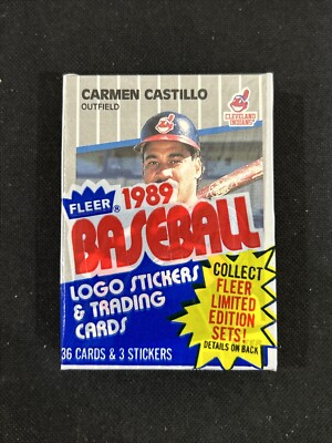 1989 Fleer Bill Ripken FF Error Cello Pack Ken Griffey Jr Rookie