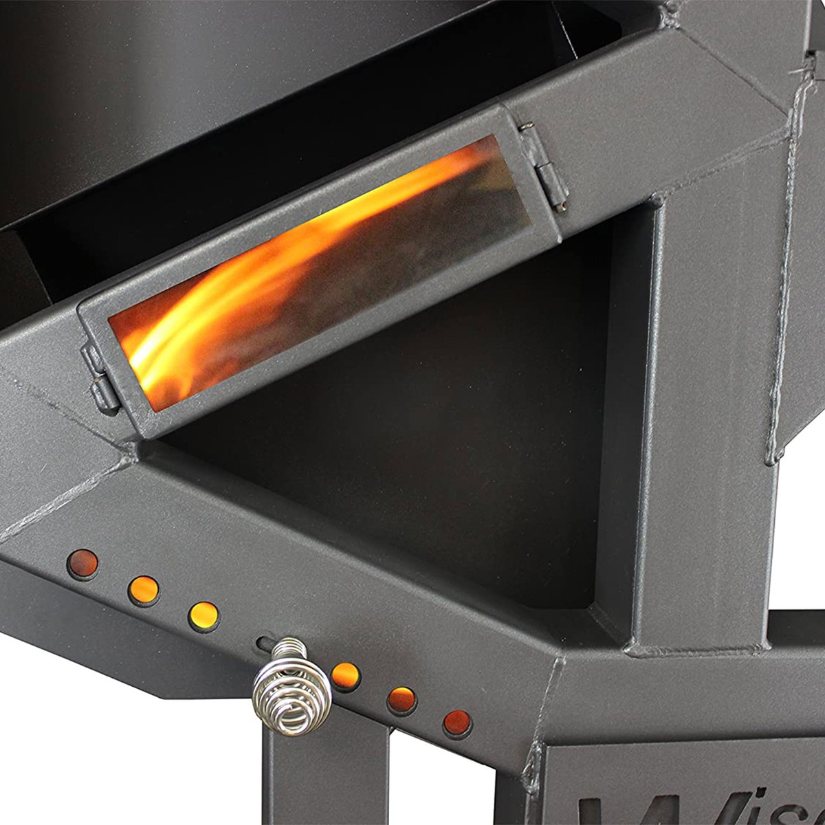 US Stove 60 Pound Wiseway Hopper Alloy Steel Non Electric Pellet Stove,  Black | eBay