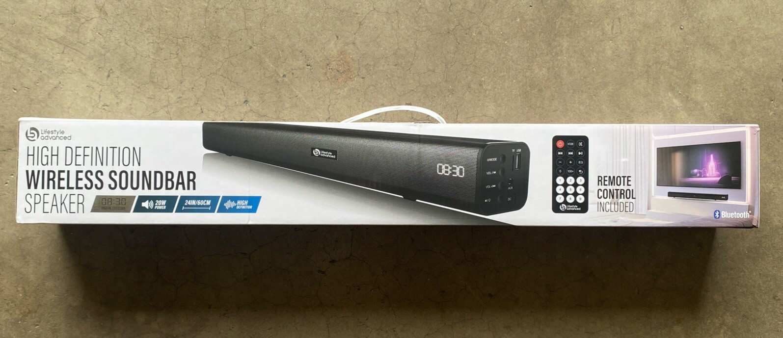 NIB Soundbar Bluetooth Speaker Lifestyle Advanced High Definition Wireless-image