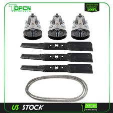 54" Deck Spindles Blades Belt Kit fit for Cub Cadet RZTS54KW RZT-S54 KW
