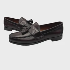 Allen Edmonds Stowe Tassel Loafer Shoes Mens Size 9.5 E Leather Dress Slip On
