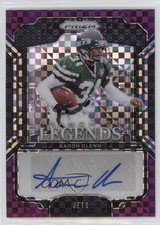 2024 Prizm Franchise Legends Signatures Purple Power 21/49 Aaron Glenn Auto 1t5