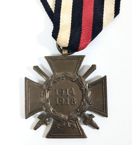 WWI German Hindenburg Cross for Combatants (1914-1918) - Maker Marked K.S.L.