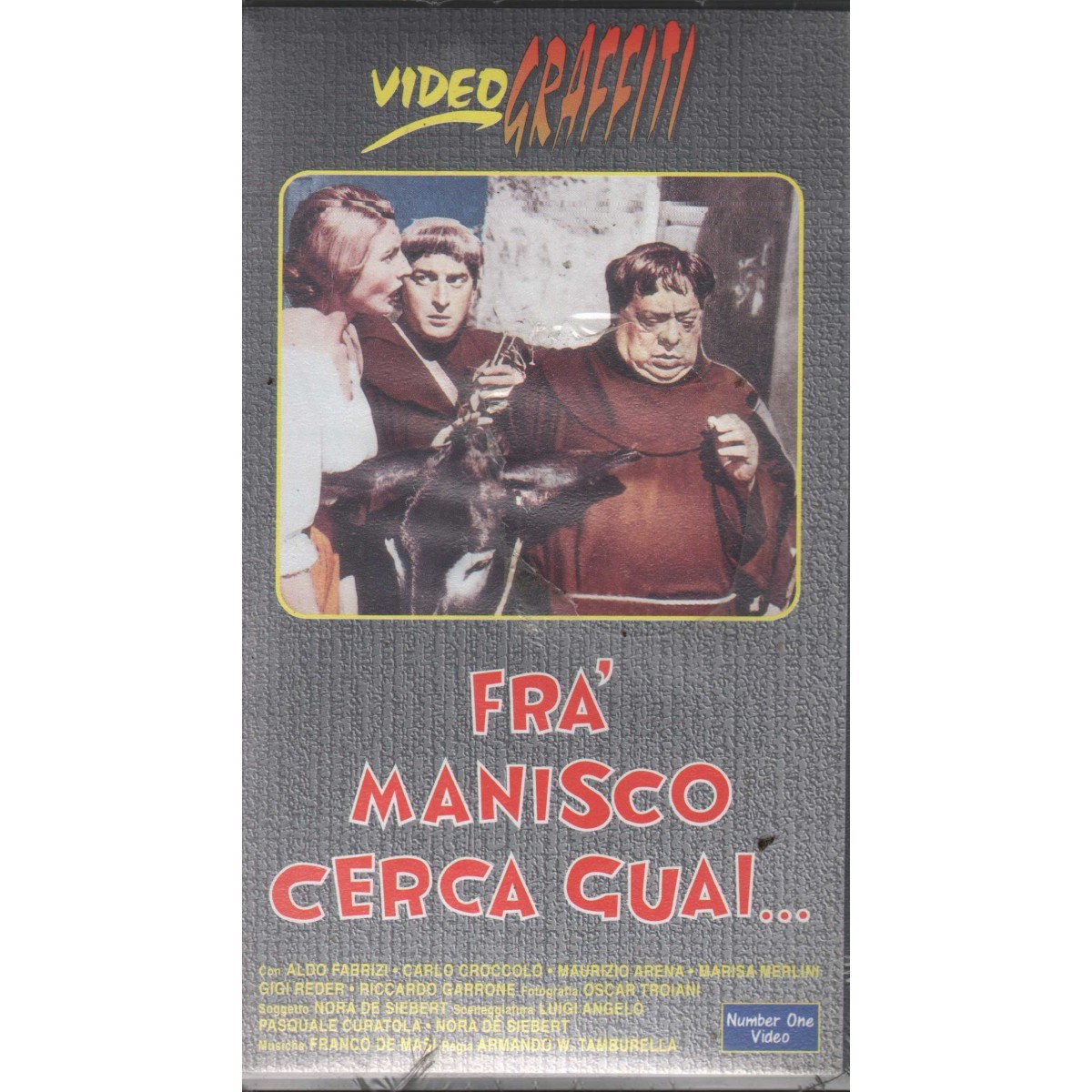 Fra' Manisco Cerca Trouai VHS Aldo Fabrizi Univideo - CN55532 Sealed