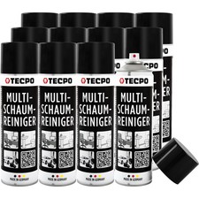 TECPO MULTI SCHAUM-REINIGER 12x500ml f&uuml;r POLSTER SCHEIBEN GLAS KUNSTSTOFF METALL