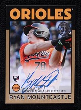 2021 Topps 1986 Baseball Gold 15/50 Ryan Mountcastle #86A-RMO Auto 0us5