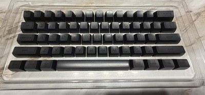 DOMIKEY SA Profile Keycaps -  Black on Black BOB