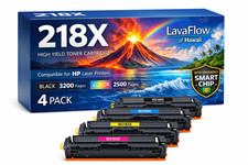 NEW HP Toner 218X / 218A Black / Color With Chips Compatible 4-Pack