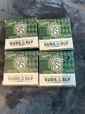 Dr Squatch Harry Potter Slytherin Lot of 4 Suds of the Sly Soap Limited Ed NIB