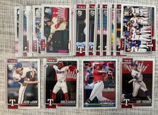 Topps 2026 24 Card  Team Lot, deGrom García Beltre Freeman Texas Rangers MLB 