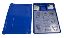 Creative Memories Creative Cuts Storage Box w/ 10+ Stencils Letters+Numbers+ EUC