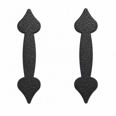 Garage Door Decorative Magnetic Lift Handle Set 8'' Crinkle Finish (1 set)