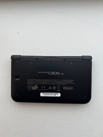 Nintendo 3DS XL Console - BLACK - Custom New Shell - 16GB SD Card + Charger