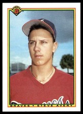 1990 Bowman Steve Avery Atlanta Braves #9
