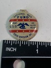 2 Antique 1915 WWI, I Helped War Chest Pin, Whitehead & Hoag Co. — photo 7