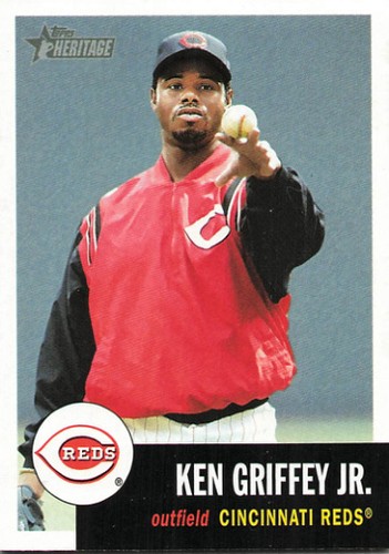 Ken Griffey Jr. #386 2002 Topps Heritage card