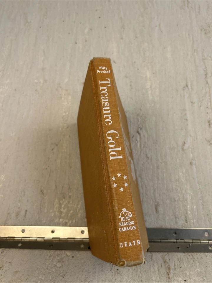 TREASURE GOLD~ Paul A Witty Alma Moore Freeland hc 1964 RARE VINTAGE COLLECTIBLE - Image 3 of 4