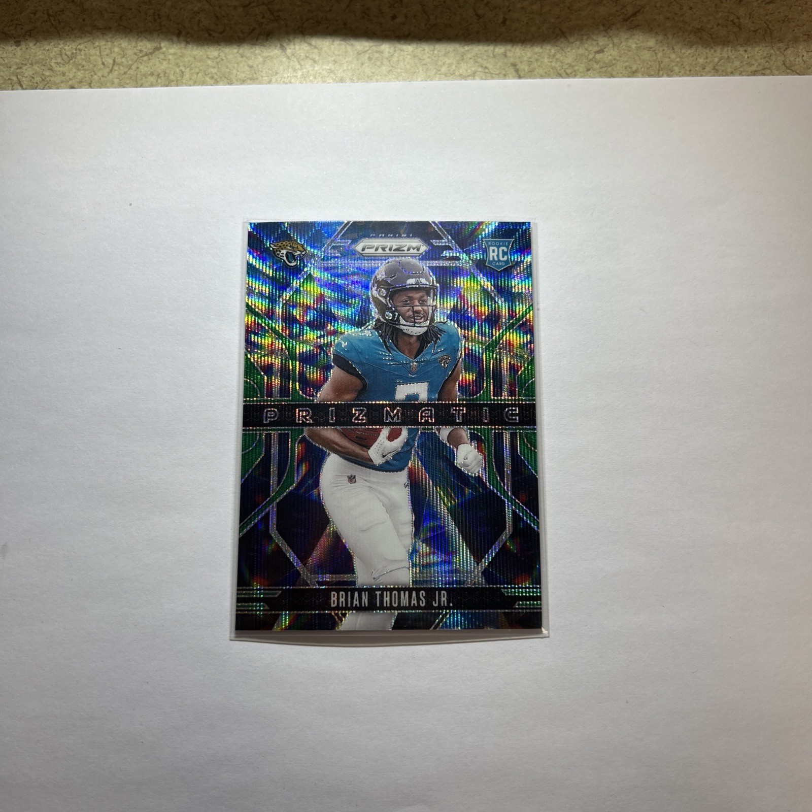 2024 Panini Prizm - Prizmatic Brian Thomas Jr. #19 Green Wave Prizm (RC)