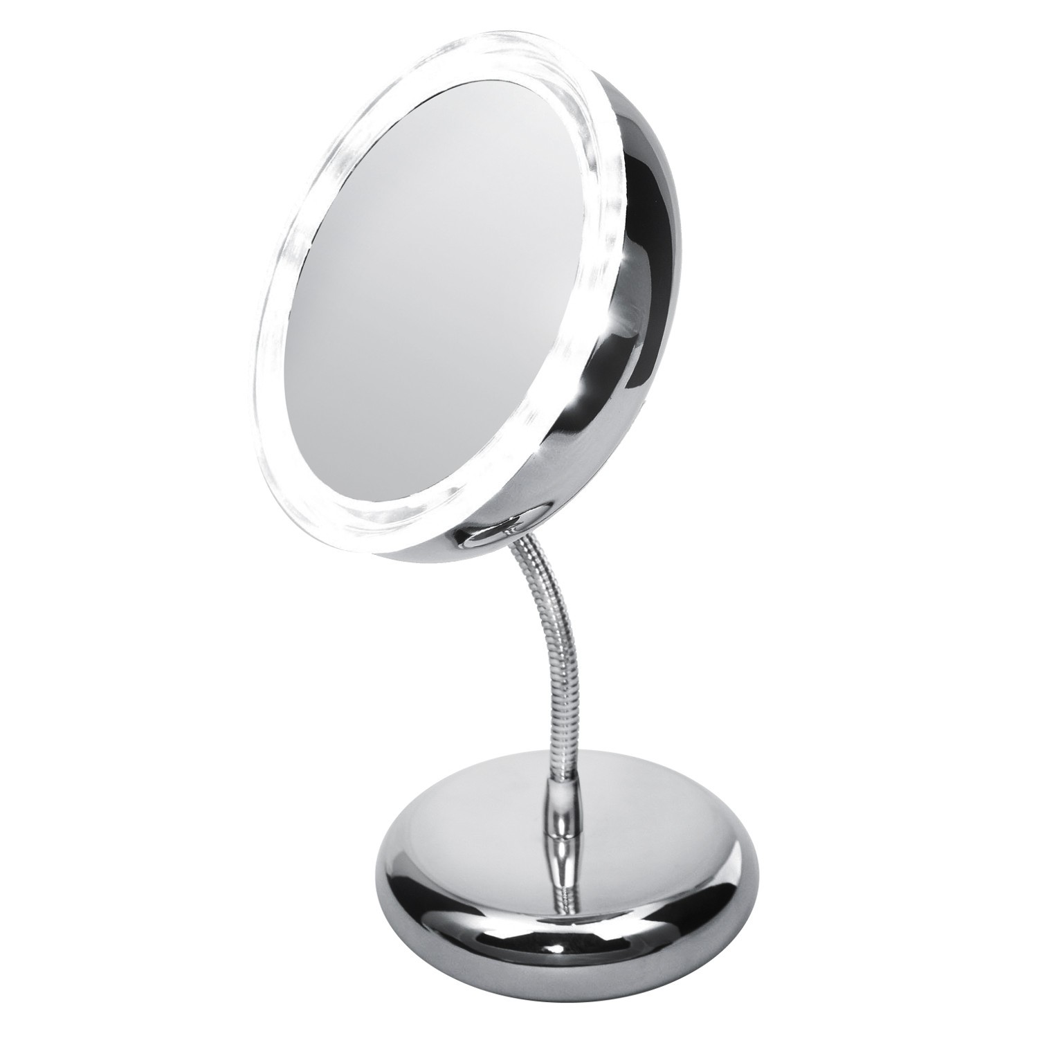 Miroir maquillage LED 15cm rétroéclairé : éclairage beauté AAA pour coiffeuse