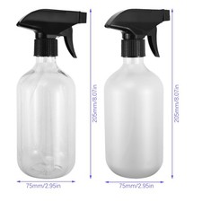 Refillable Bottle 500ml 3 Mode Rotate Nozzle to Switch between SPRAY STREAM OFF