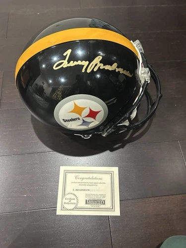 Terry Bradshaw Signed Autographed Pittsburgh Steelers Fullsize Authentic Helmet