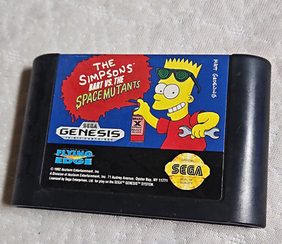 Flying Edge The Simpsons: Bart vs. the Space Mutants Sega Genesis (1992)