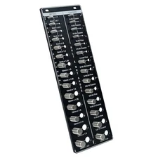 Thread Checker, 28 Nut and Bolt Thread Checker, Bolt and Nut Identifier Gauge 