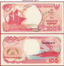 INDONESIA 100 RUPIAH 1992 1999 REPLACEMENT P 127g UNC free shipping from 100$