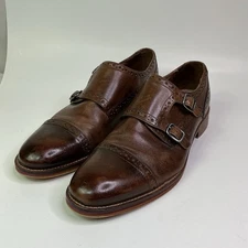 Johnston And Murphy Conard Double Buckle Muni Strap Dress Shoes Size 10 M