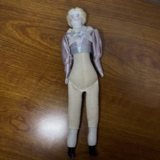1860  s Antique China Head Doll Cloth Body, Wearing Jacket German Blonde Hair 11  
