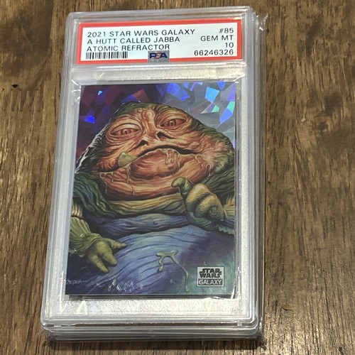 2021 Topps Star Wars Galaxy #85 A Hutt Called Jabba Atomic 54/150 PSA 10