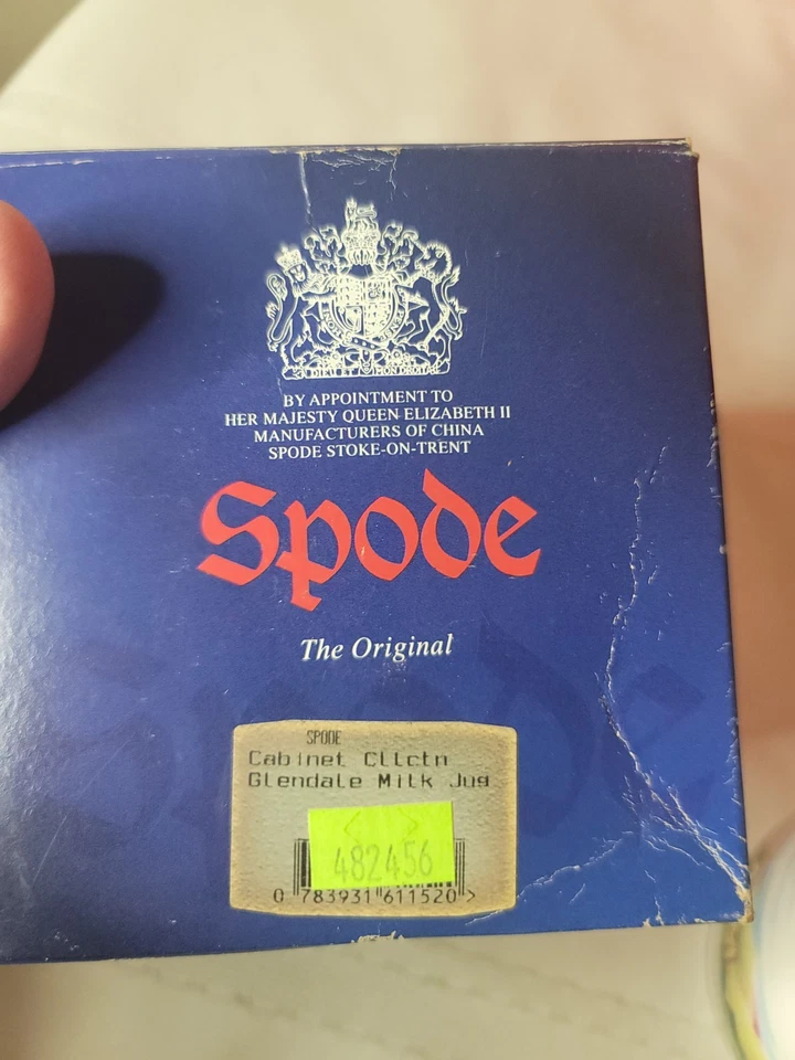 NEW Spode The Cabinet Collection Glendale Creamer Milk Jug England 3 1/8" Tall - Image 4 of 4