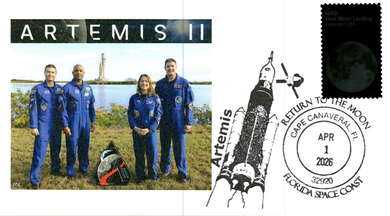 2026 NASA Artemis-II Launch To The Moon! Cape Canaveral 1 April Crew Portrait II