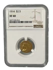 NGC XF 40 1914 $2.50 Dollar Indian Head Quarter Eagle Gold U.S Coin