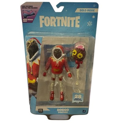 Fortnite Solo Mode Doggo Festive 4'' Winter Series 01 #302 VIRTUAL CODE NEW 2023