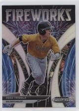 2021 Panini Prizm Draft Picks Fireworks Silver Prizm Reed Trimble #F-RT 03j5