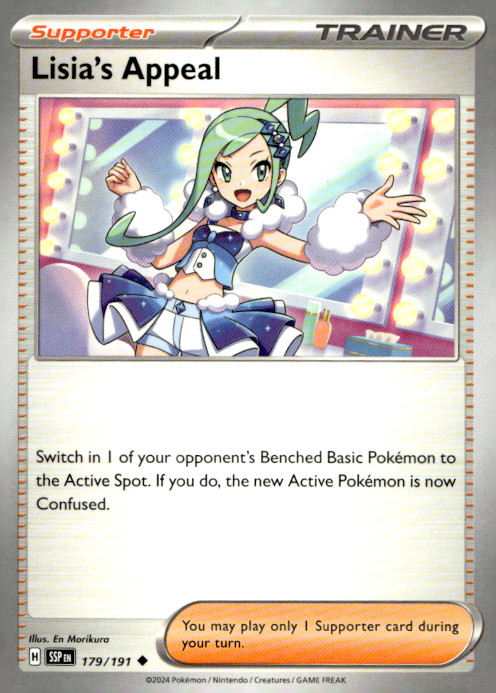 Lisia's Appeal Uncommon SV08: Surging Sparks 179/191 NM