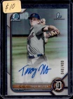 2022 Bowman Draft Troy Melton Chrome Auto Refractor 1st Prospect #48/499 Tigers