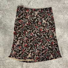 Vintage Max Studio Floral Midi Skirt