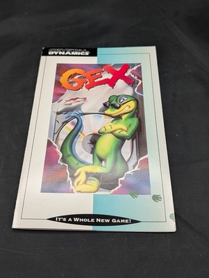 Gex 3DO Instruction Manual Only - Authentic Crystal Dynamics - Excellent