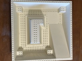 LEGO Raised Base Plate 2552 Blue & White Ice Station Odyssey #6983 Ramp