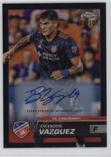 Brandon Vazquez Chrome 2023 Black Refractor /10 #92 Auto